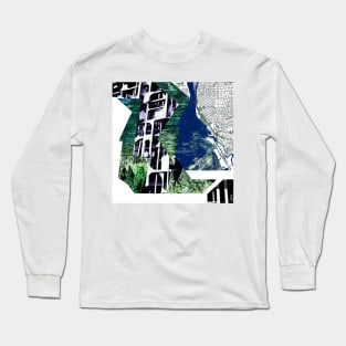 just the city in marvelous collage photo of ecopop Long Sleeve T-Shirt